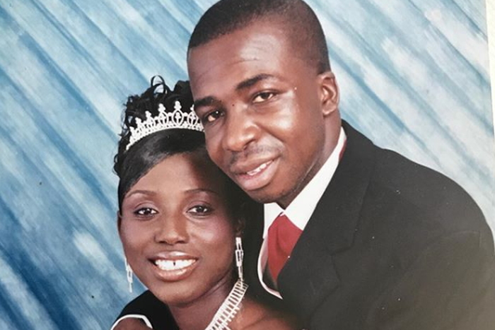 Diana Hamilton and her husband