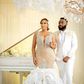 Juliet Ibrahim in wedding gown with mystery man