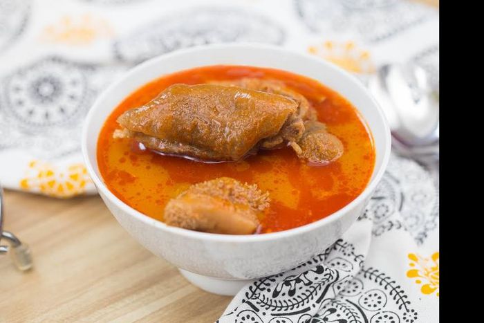 Goat meat light soup