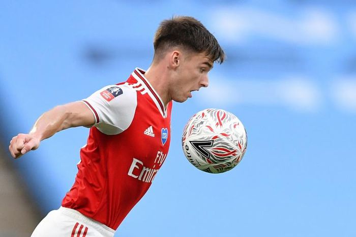 Arsenal's Scottish defender Kieran Tierney