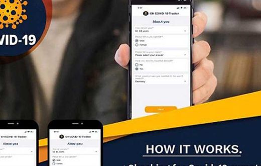 A look into the features of the GH COVID-19 Tracker App