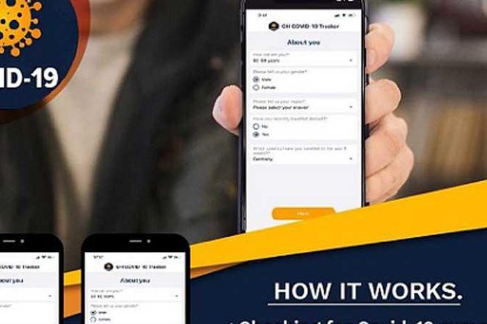 A look into the features of the GH COVID-19 Tracker App