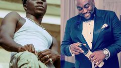 Sarkodie's manager Angel Town and Stonebwoy