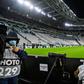 Juventus stadium in Turin, prior to the Italian Serie A football match against Napoli, still scheduled despite the southerners remaining in Naples.