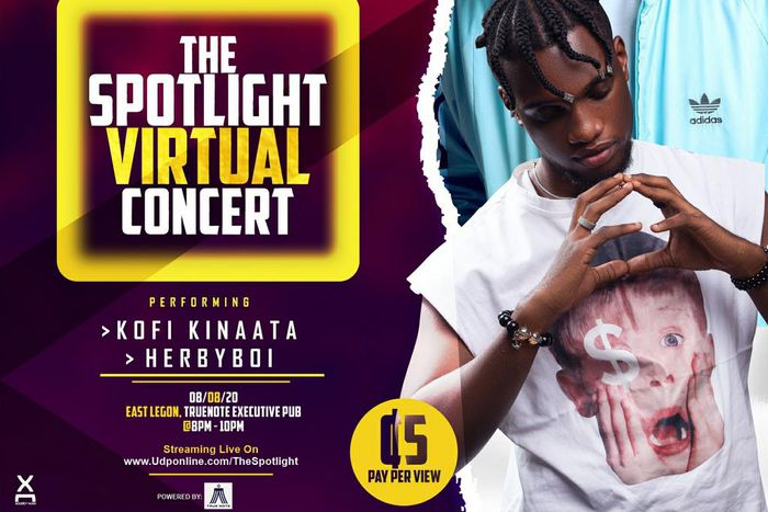 Kofi Kinaata, Herbyboi listed for The Virtual Spotlight Concert on August 8