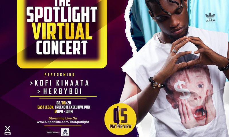 Kofi Kinaata, Herbyboi listed for The Virtual Spotlight Concert on August 8