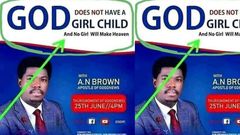 “God doesn’t have a girl child; no girl will make heaven” – Pastor stokes unquenchable fire