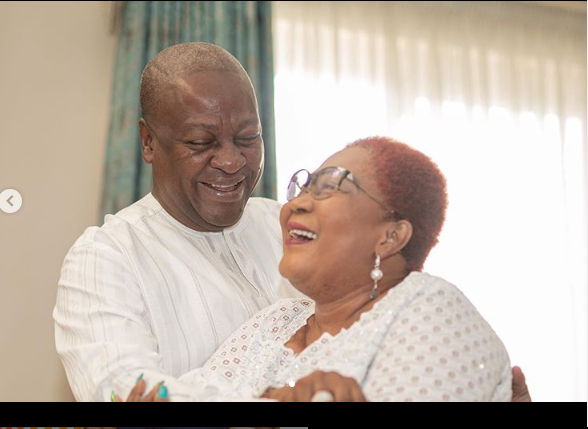 John Mahama and Lordina
