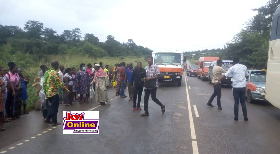 Accident scene. Photo credit: Myjoyonline