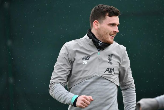 Liverpool defender Andy Robertson