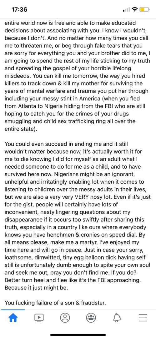 Lady accuses her father who’s a pastor of repeatedly raping her