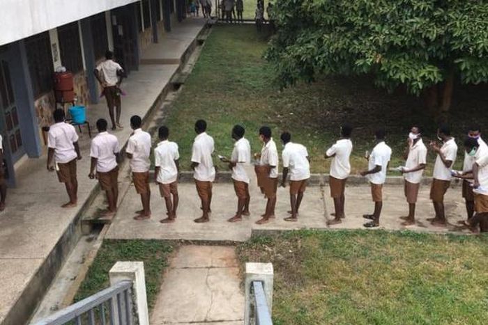 WASSCE: St. James SHS candidates wear “No shoes, no belt, no underwear” yet they excel