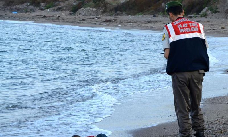 This image of Alan Kurdi became a tragic symbol of the 2015 refugee crisis