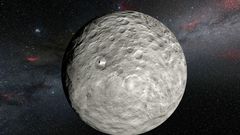 Ceres is the largest object in the asteroid belt between Mars and Jupiter and has its own gravity