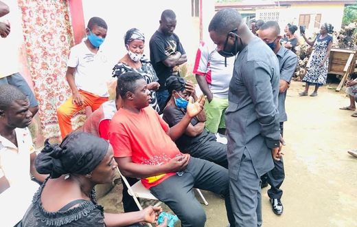 GFA delegation visits families of young footballers who died in accident