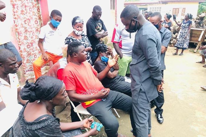 GFA delegation visits families of young footballers who died in accident