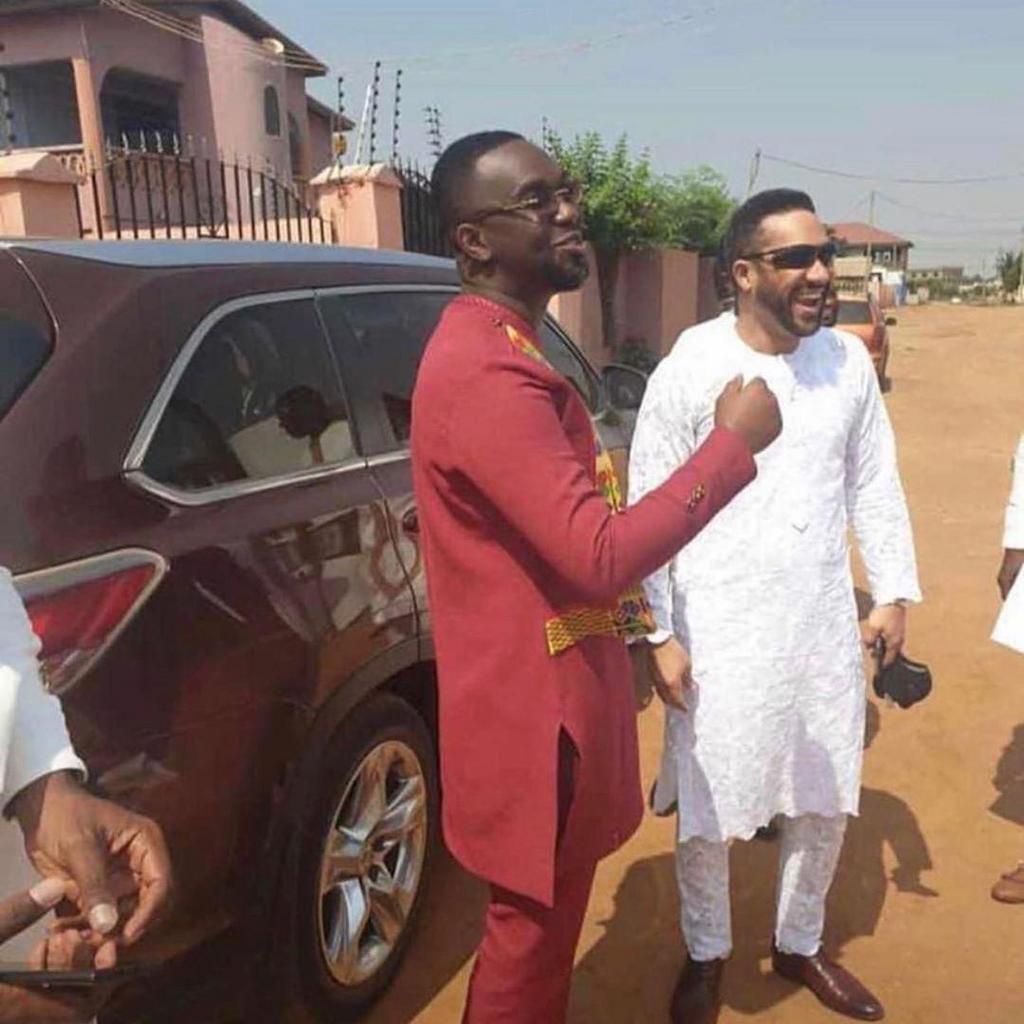 Majid Michel at Joe Mettles's wedding
