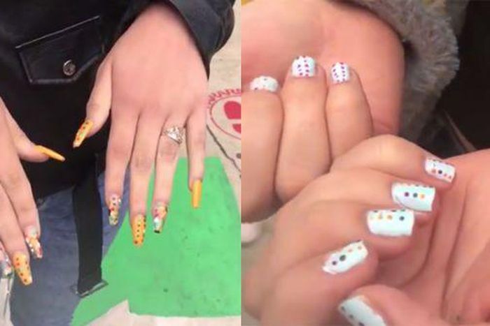 Aspiring teachers caught cheating with exam answers painted on nails