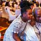 Former President John Mahama with his daughter Farida Mahama