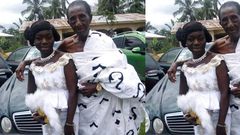 Akua Asabea Gyan gives convincing reason for her marriage to a 97-year-old man