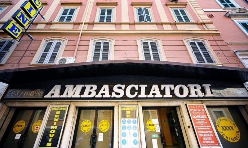 Rome's last adult movie cinema, the Ambasciatori, reopened its doors after Italy began easing its lockdown restrictions