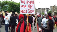 Kyebu demonstration