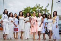 Some family and friends at Kelby's christening