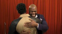 Emotional moment as Ghanaian meets Chadwick Boseman for the first time