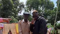 Lil Win and Medikal spotted on the set of upcoming TV series