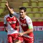 Wissam Ben Yedder scored twice to help Monaco beat Strasbourg despite having two players sent off