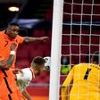 Steven Bergwijn (centre)scored the only goal as the Netherlands beat Poland 1-0