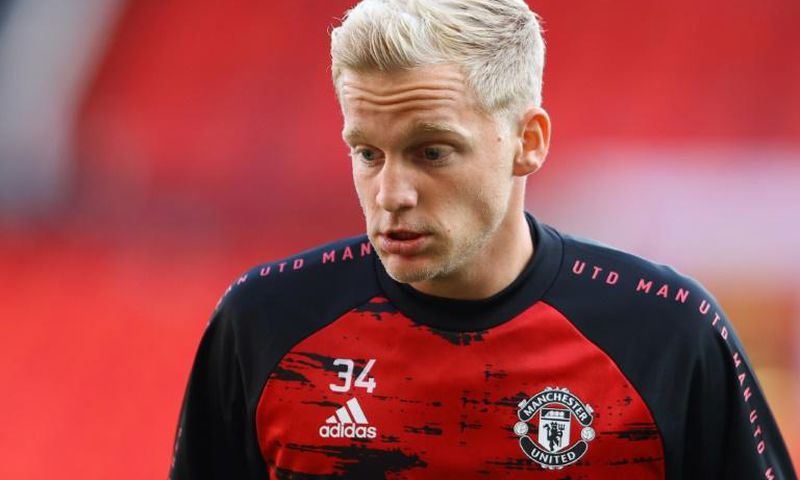 Manchester United midfielder Donny van de Beek