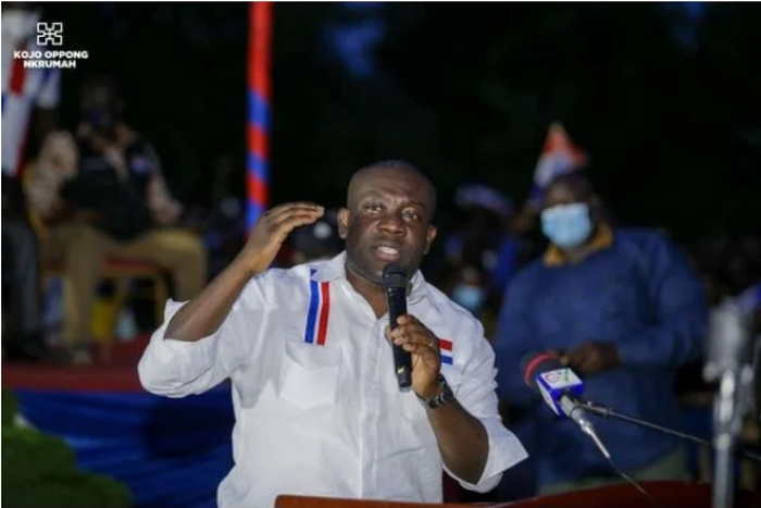 MP for Ofoase Ayirebi, Kojo Oppong Nkrumah