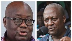 Nana Addo and John Mahama