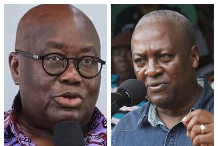 Nana Addo and John Mahama