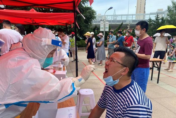 China is conducting mass testing in the northeast port city of Dalian after a fresh cluster of cases