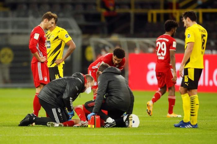 Joshua Kimmich's knee injury marred Bayern Munich's win over Borussia Dortmund in the 'Klassiker'