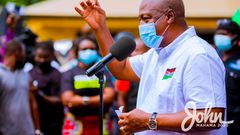 John Mahama at the Wa Magazine on Wednesday, September 3, interacting with the owners of garages, shop owners and artisans on how to support and enhance their work.