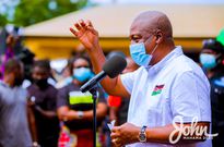 John Mahama at the Wa Magazine on Wednesday, September 3, interacting with the owners of garages, shop owners and artisans on how to support and enhance their work.