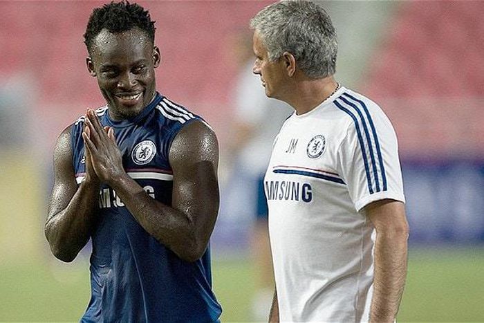 Essien and Mourinho