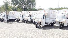 Tricycle ambulances