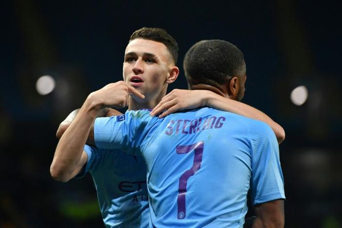 Manchester City's Phil Foden and Raheem Sterling are in Gareth Southgate's England squad