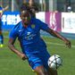 Barbra Banda of Shanghai Shengli during the CFA women's super league match against Changchun Zhuoyue in Kunming