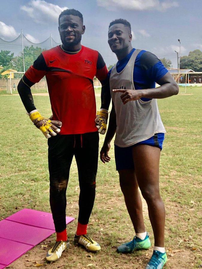 Fatau Dauda and Asamoah Gyan