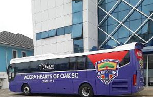 Hearts of Oak bus