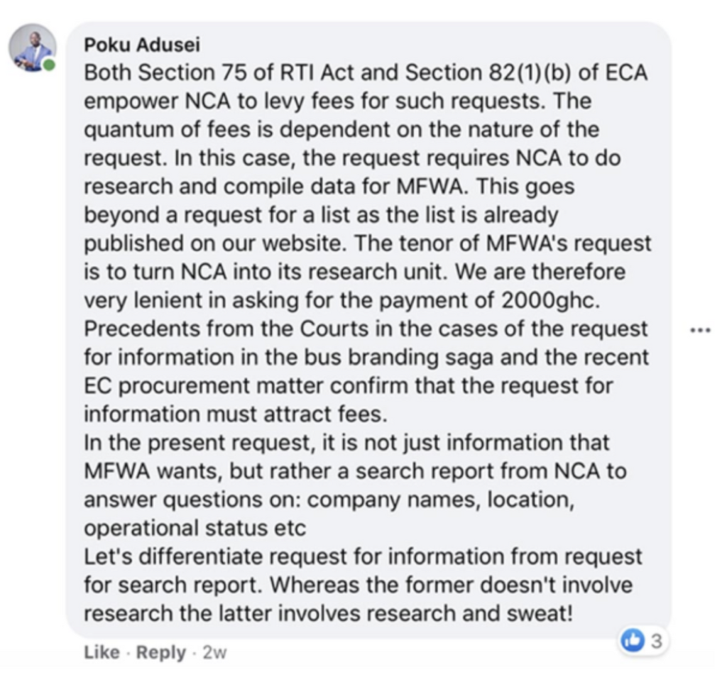 Public Access to Information: Exposing the NCA’s deception (Part 1)