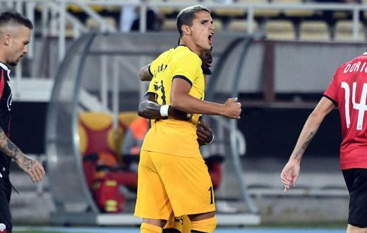 Erik Lamela scored the opening goal as Tottenham won 3-1 over Shkendija in Macedonia