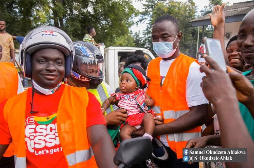 Okada riders in North Tongu