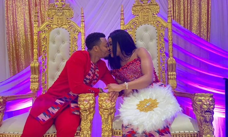 Baby Blanche finally ties the knot