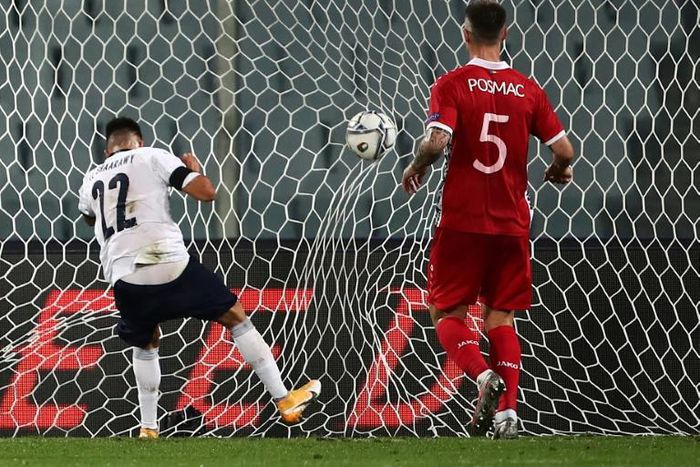 Italy's Stephan El Shaarawy (L) scored twice in a friendly win over Moldova last week.